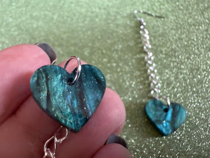 Heart Earrings: Laser Cut Acrylic Hearts, Love, Valentines Day, Anniversary, Best Gifts for Her/Him/Them
