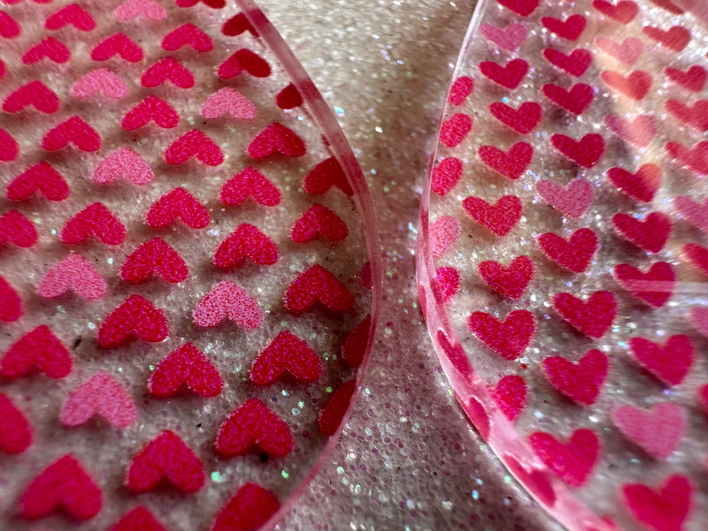Heart Earrings: Laser Cut Acrylic Hearts, Love, Valentines Day, Anniversary, Marriage, Partner, Lover, Vday, Best Gifts for Her/Him/Them