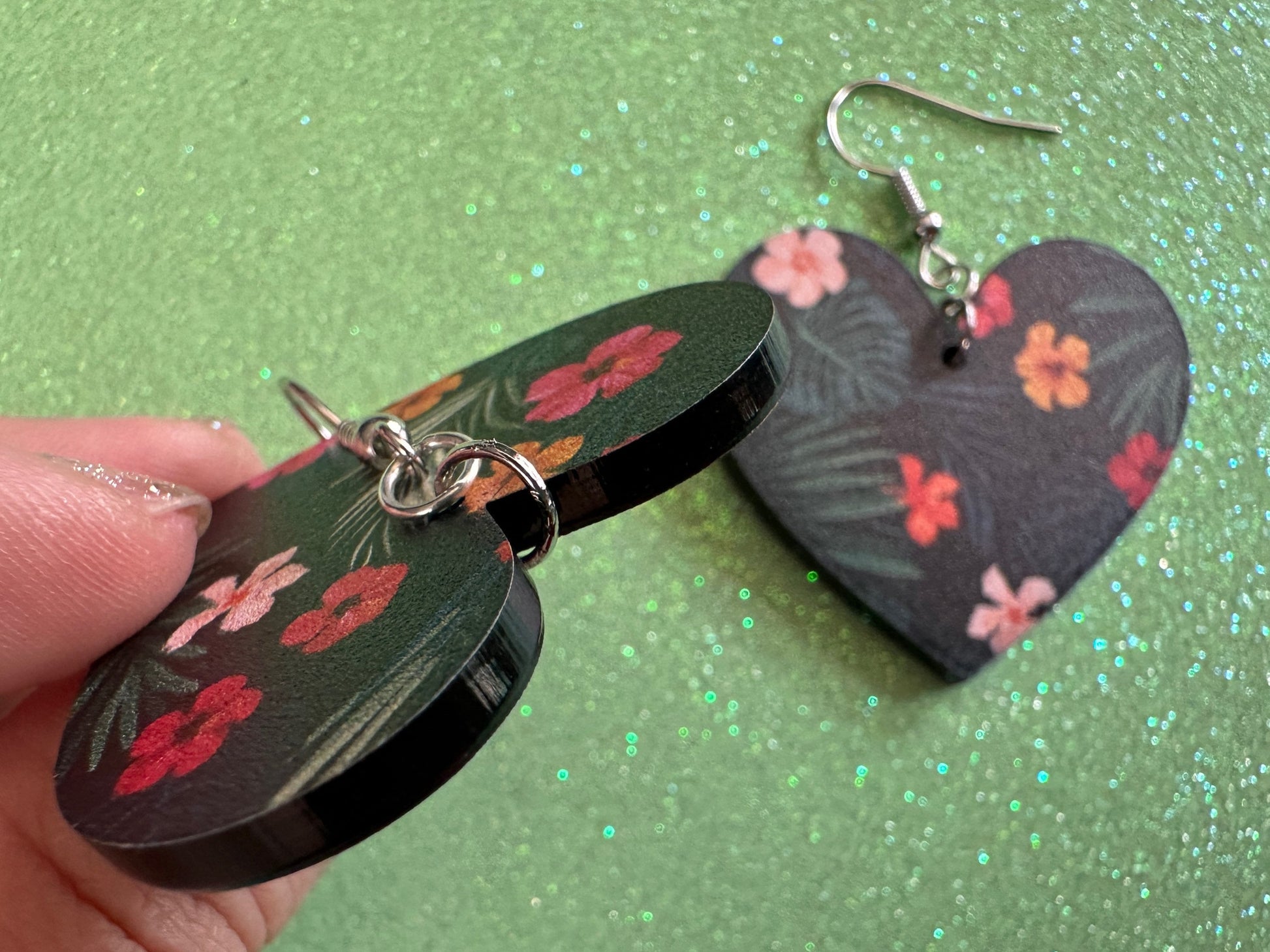 Hibiscus Earrings: Laser Cut Acrylic Flowers, Floral, Flowers, Hawaii, Hawaiian, Tropical, Summer Vibes, Best Gifts for Her/Him/Them