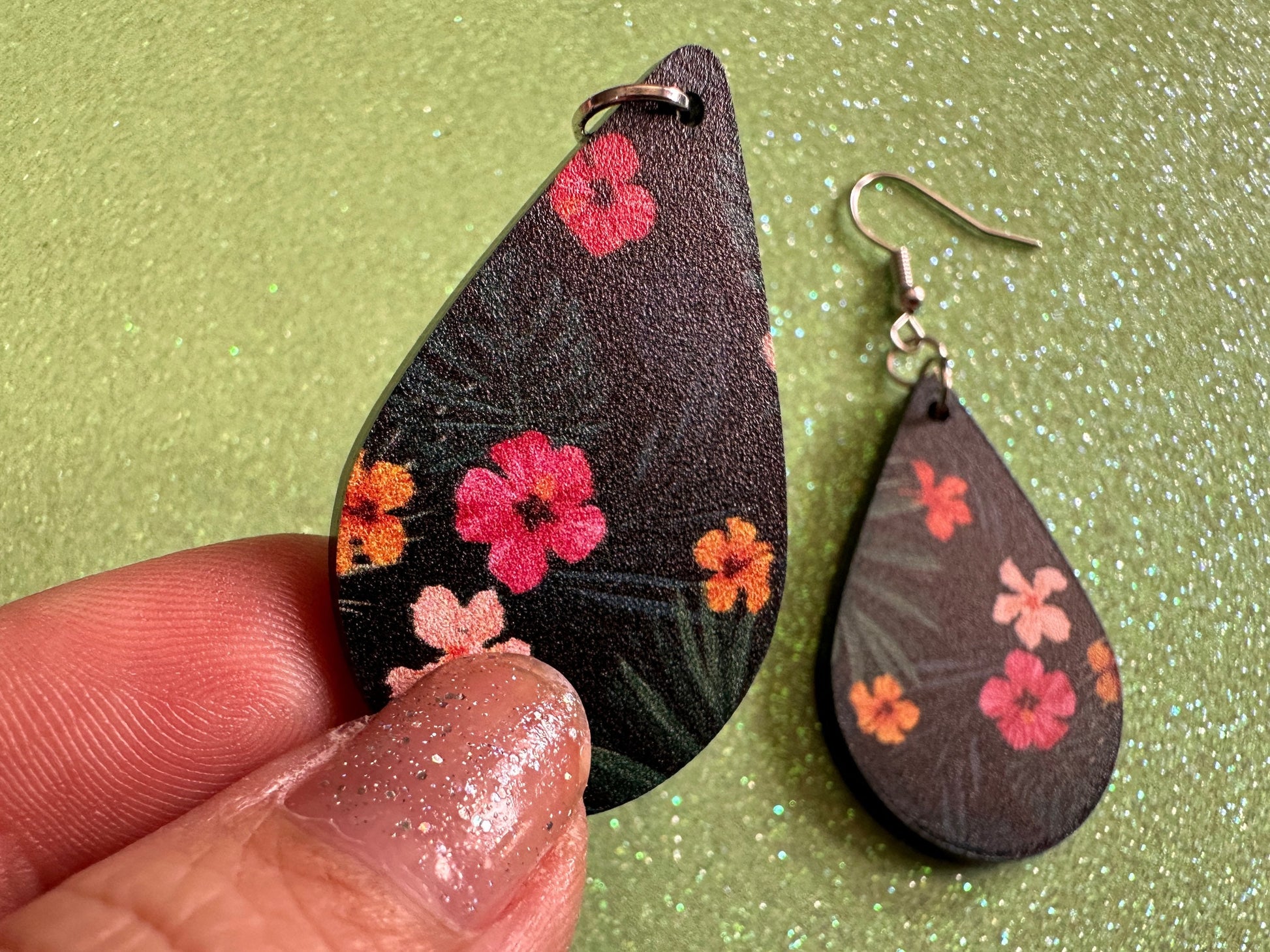 Hibiscus Earrings: Laser Cut Acrylic Flowers, Floral, Flowers, Hawaii, Hawaiian, Tropical, Summer Vibes, Best Gifts for Her/Him/Them