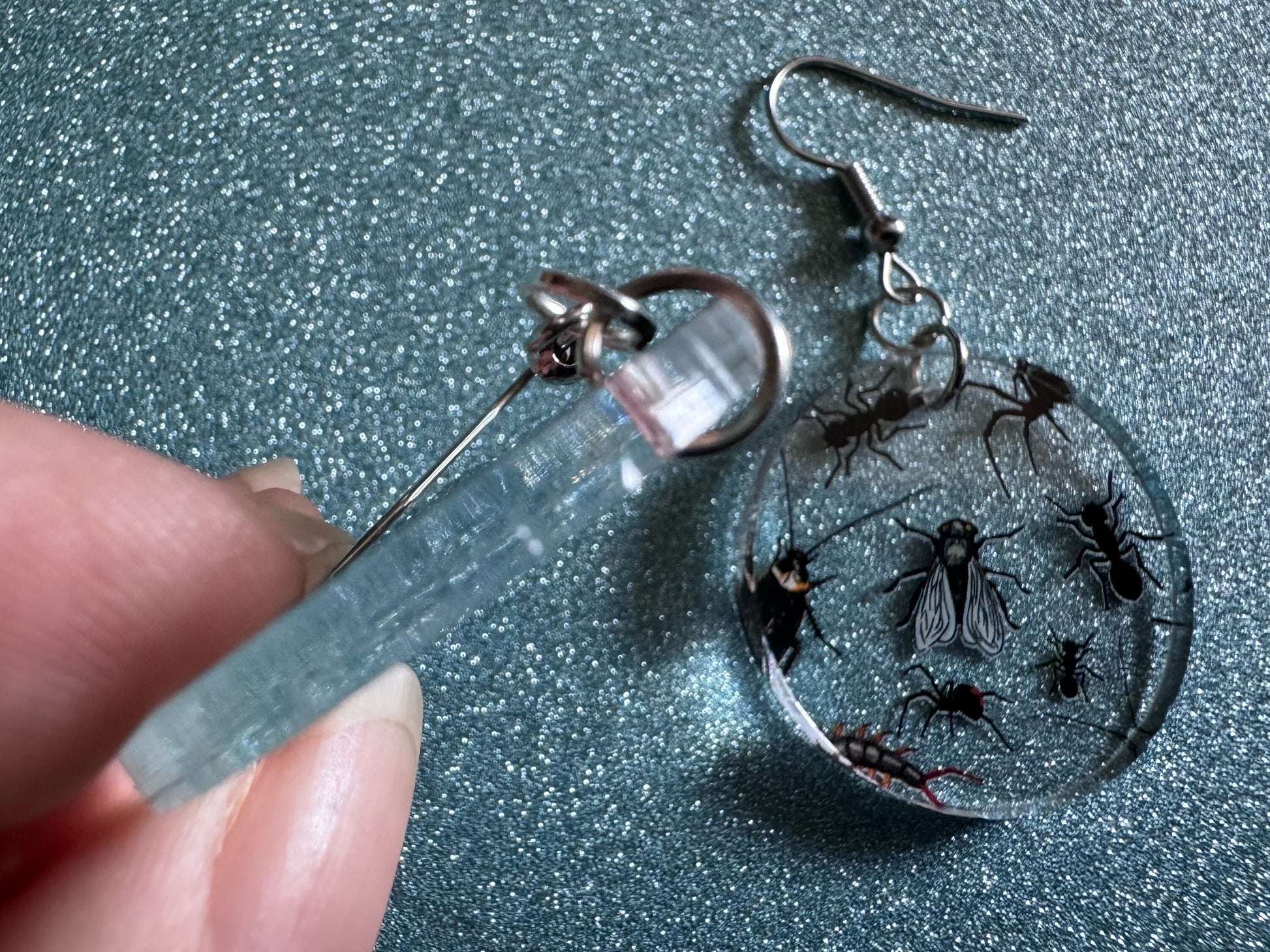 Insect Earrings: Laser Cut Acrylic Insects, Bugs, Ant, Spider, Centipede, Fly, Beetle, Animals, Entomology, Zoo, Best Gifts for Her/Him/Them
