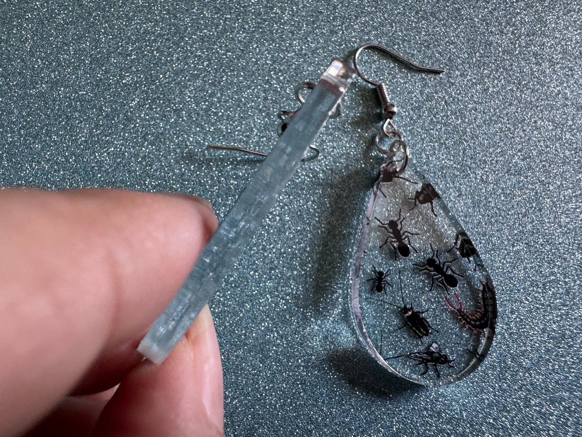 Insect Earrings: Laser Cut Acrylic Insects, Bugs, Ant, Spider, Centipede, Fly, Beetle, Animals, Entomology, Zoo, Best Gifts for Her/Him/Them
