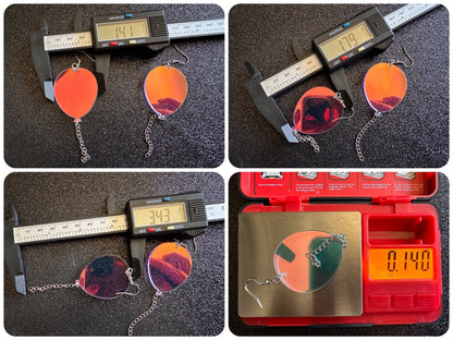 Iridescent Balloon Earrings: Laser Cut Acrylic Balloons, Party, Celebrate, Helium, Birthday, Best Gifts for Her/Him/Them