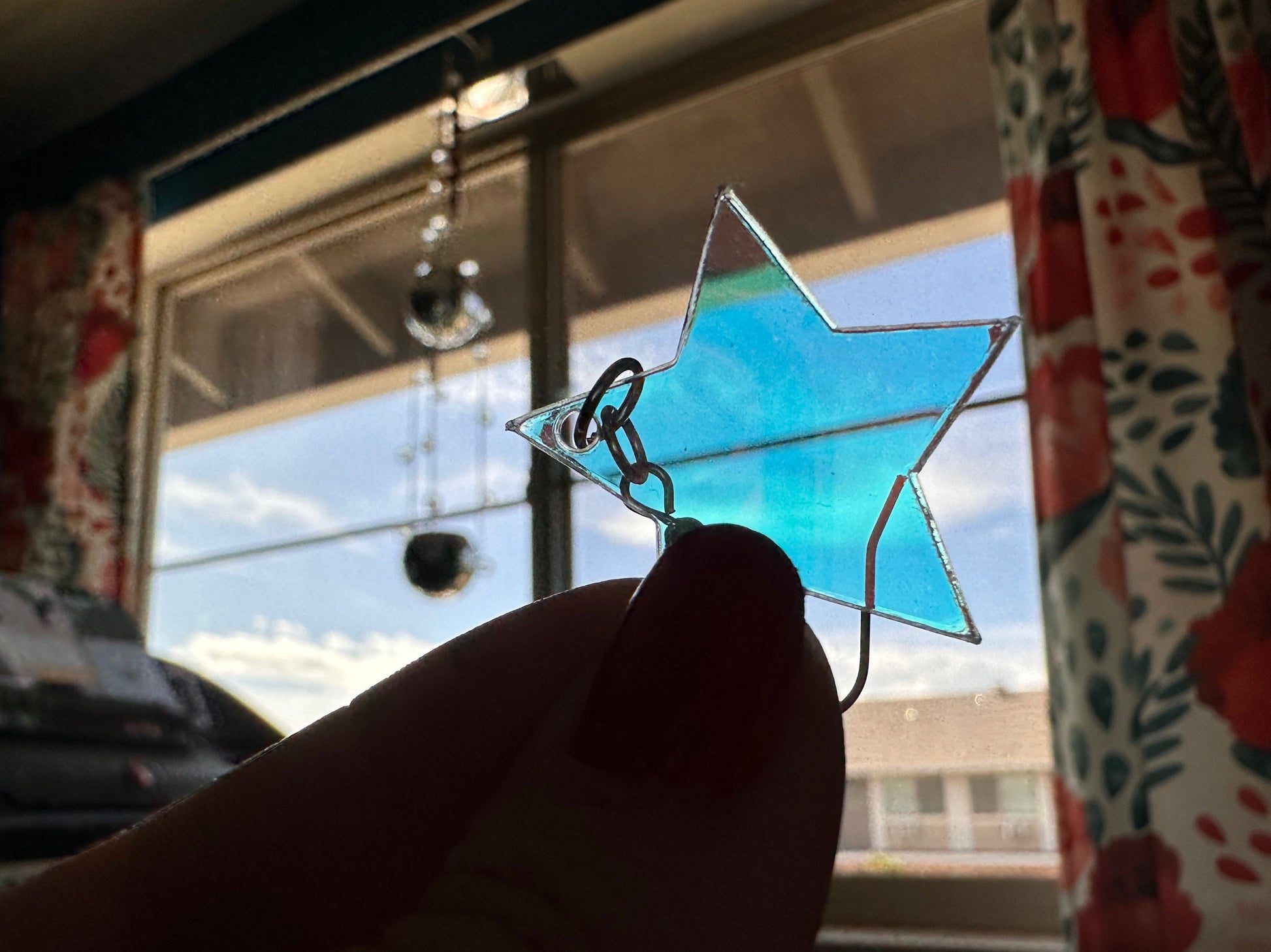 Iridescent Star and Moon Earrings: Laser Cut Acrylic Stars, Magic, Night Sky, Astrology, Astronomy, Gifts for Her/Him/Them