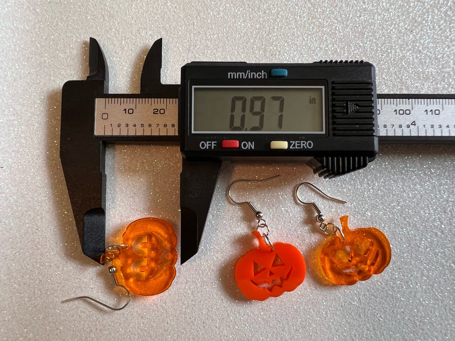 Jack-O-Lantern Halloween Earrings: Laser Cut Acrylic Pumpkins, Scary, Spooky, Horror, Best Gifts for Her/Him/Them