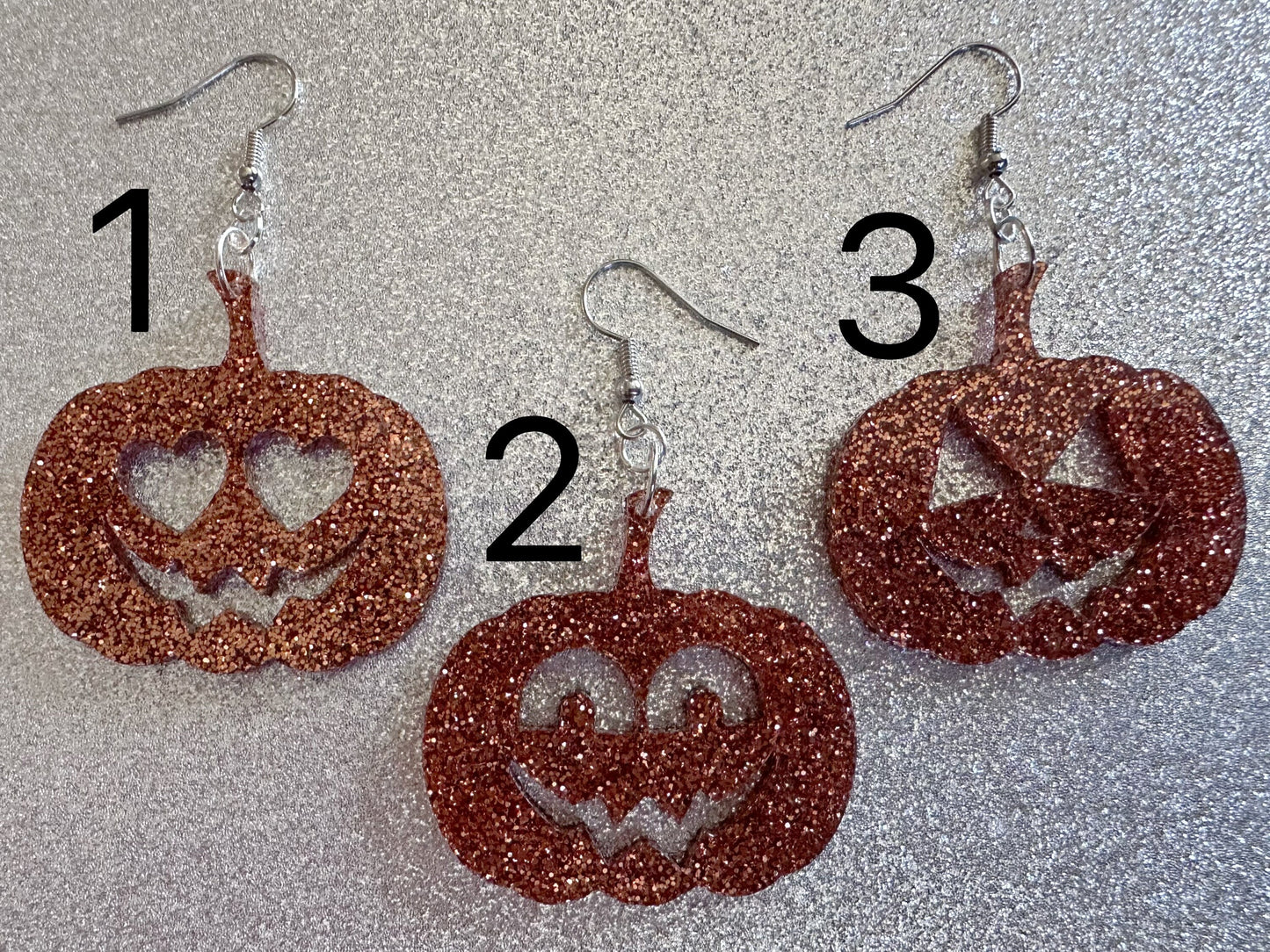 Jack-O-Lantern Halloween Earrings: Laser Cut Acrylic Pumpkins, Scary, Spooky, Horror, Gifts for Her/Him/Them