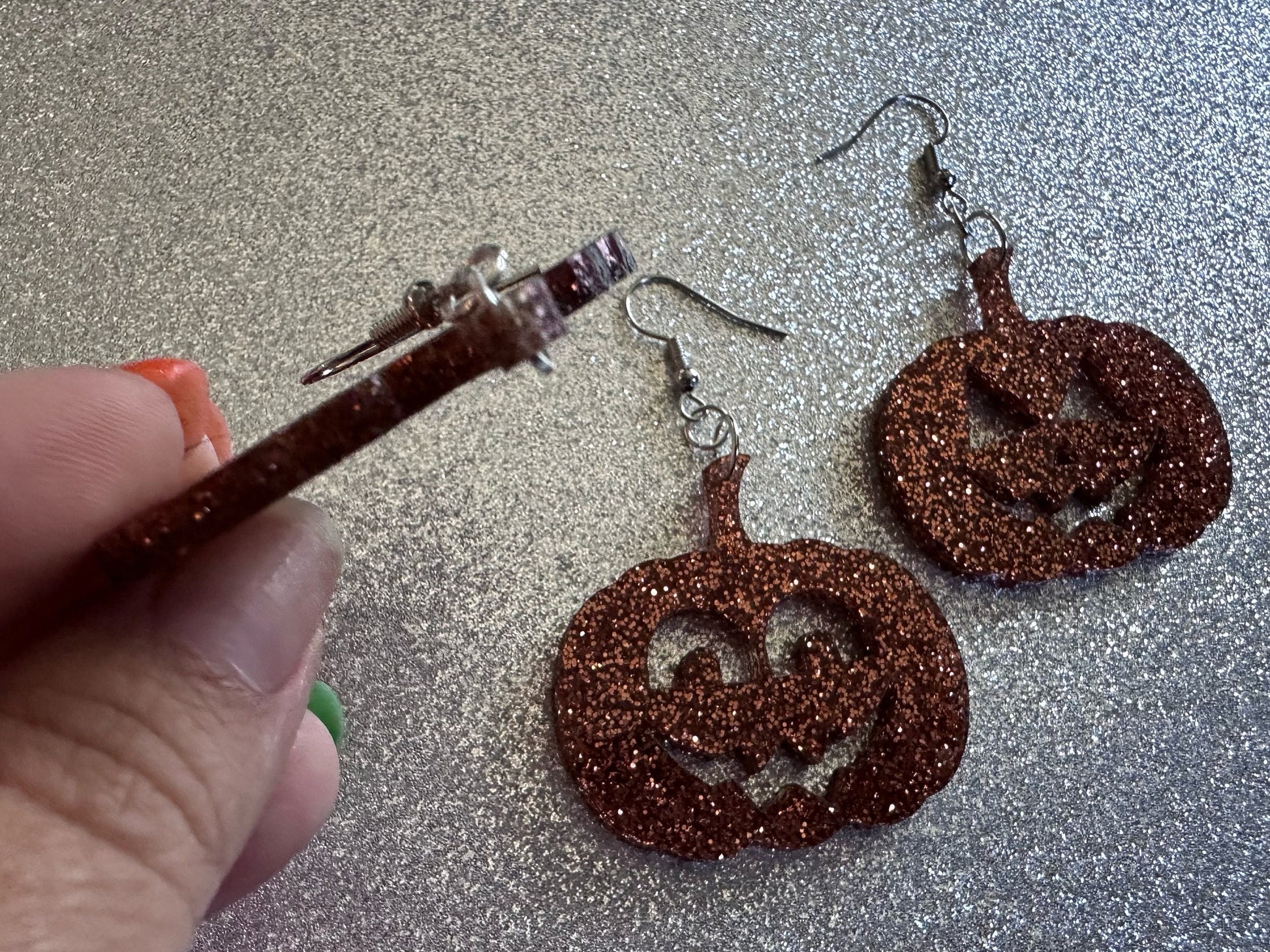 Jack-O-Lantern Halloween Earrings: Laser Cut Acrylic Pumpkins, Scary, Spooky, Horror, Gifts for Her/Him/Them