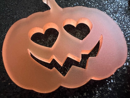Jack-O-Lantern Halloween Earrings: Laser Cut Acrylic Pumpkins, Scary, Spooky, Horror, Gifts for Her/Him/Them
