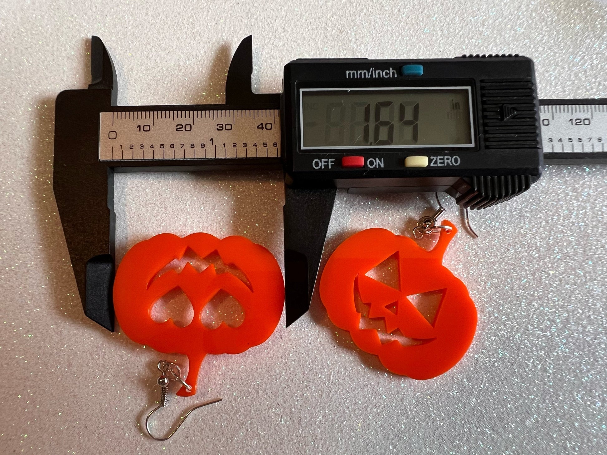 Jack-O-Lantern Halloween Earrings: Laser Cut Acrylic Pumpkins, Scary, Spooky, Horror, Gifts for Her/Him/Them