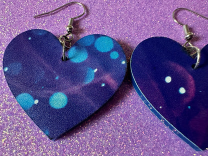 Jellyfish Earrings: Laser Cut Acrylic Jellyfish Design, Fish, Blue, Pink Jellyfish, Animals, Fish, Aquarium, Best Gifts for Her/Him/Them