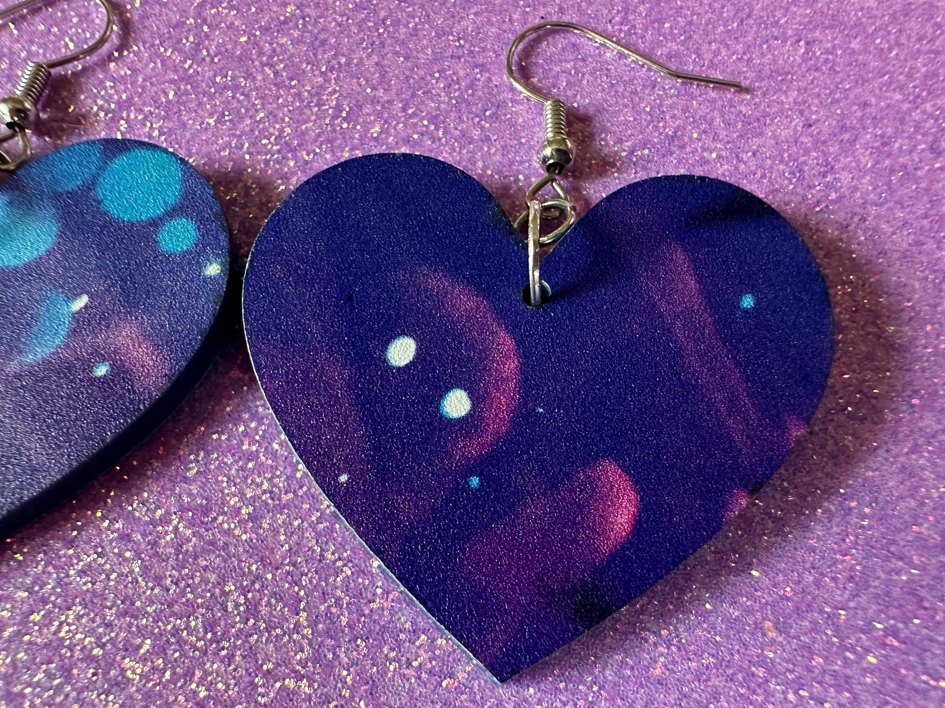 Jellyfish Earrings: Laser Cut Acrylic Jellyfish Design, Fish, Blue, Pink Jellyfish, Animals, Fish, Aquarium, Best Gifts for Her/Him/Them
