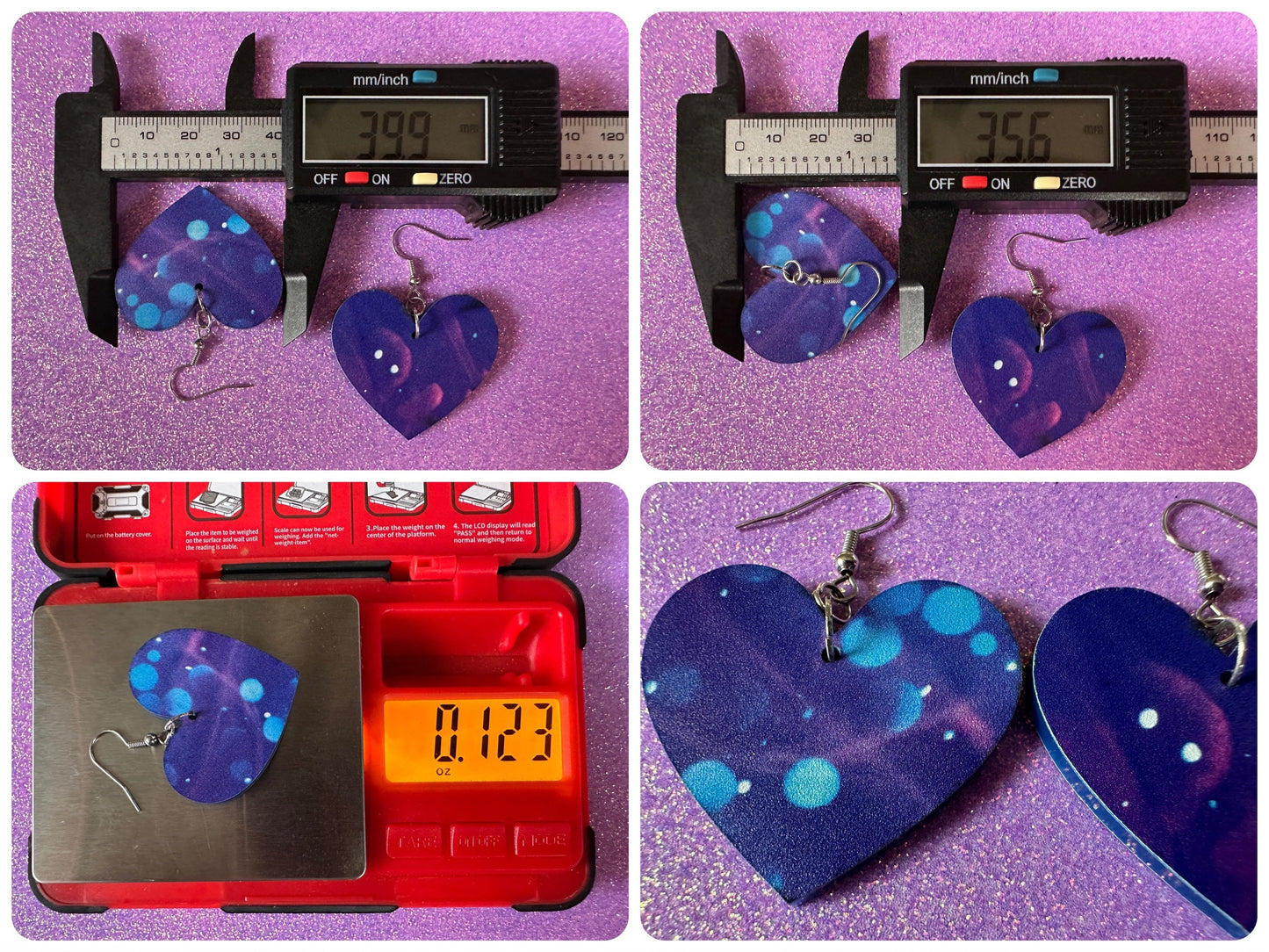 Jellyfish Earrings: Laser Cut Acrylic Jellyfish Design, Fish, Blue, Pink Jellyfish, Animals, Fish, Aquarium, Best Gifts for Her/Him/Them