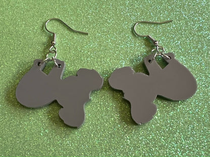 Koala Earrings: Laser Cut Acrylic Koalas, Simple Koala Outlines, Koala Silhouette, Zoo Animals, Best Gifts for Her/Him/Them
