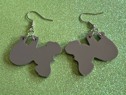 Koala Earrings: Laser Cut Acrylic Koalas, Simple Koala Outlines, Koala Silhouette, Zoo Animals, Best Gifts for Her/Him/Them