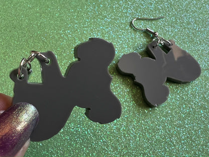 Koala Earrings: Laser Cut Acrylic Koalas, Simple Koala Outlines, Koala Silhouette, Zoo Animals, Best Gifts for Her/Him/Them