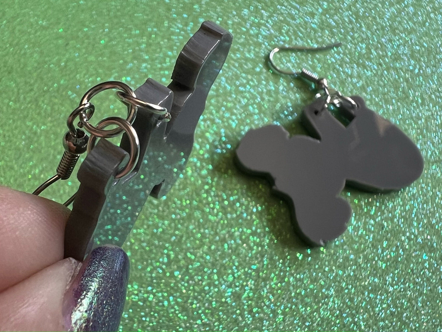 Koala Earrings: Laser Cut Acrylic Koalas, Simple Koala Outlines, Koala Silhouette, Zoo Animals, Best Gifts for Her/Him/Them