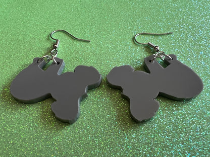 Koala Earrings: Laser Cut Acrylic Koalas, Simple Koala Outlines, Koala Silhouette, Zoo Animals, Best Gifts for Her/Him/Them