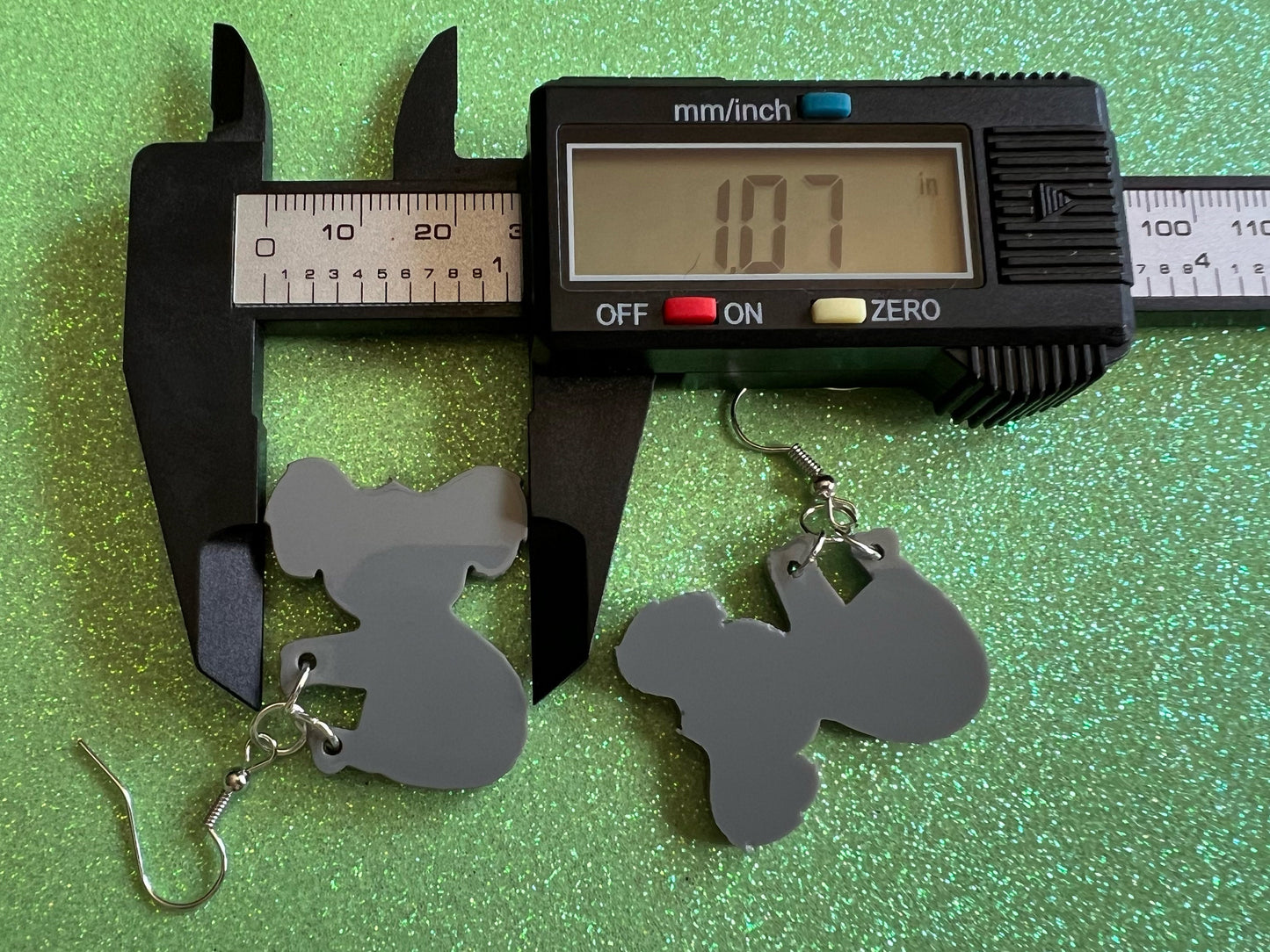 Koala Earrings: Laser Cut Acrylic Koalas, Simple Koala Outlines, Koala Silhouette, Zoo Animals, Best Gifts for Her/Him/Them
