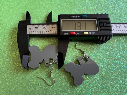 Koala Earrings: Laser Cut Acrylic Koalas, Simple Koala Outlines, Koala Silhouette, Zoo Animals, Best Gifts for Her/Him/Them