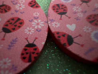 Ladybug Earrings: Laser Cut Acrylic Lady Birds, Ladybugs, Insects, Entomology, Ladybird, Summer Vibes, Cottage, Best Gifts for Her/Him/Them