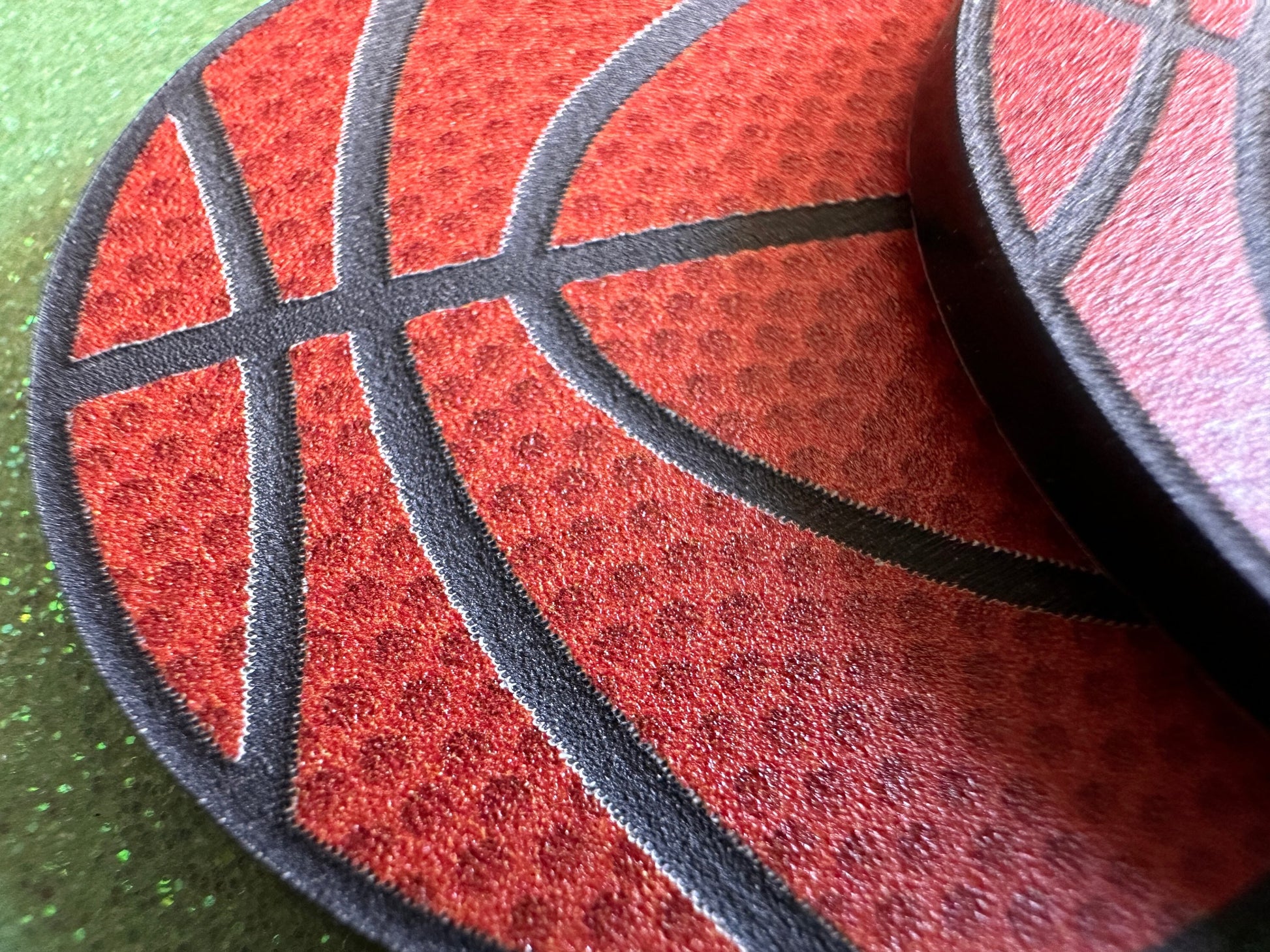 Large Basketball Earrings: Laser Cut Acrylic Basketball Print, Sports, NBA, PE Class, Sports Team, Sport Teams, Best Gifts for Her/Him/Them