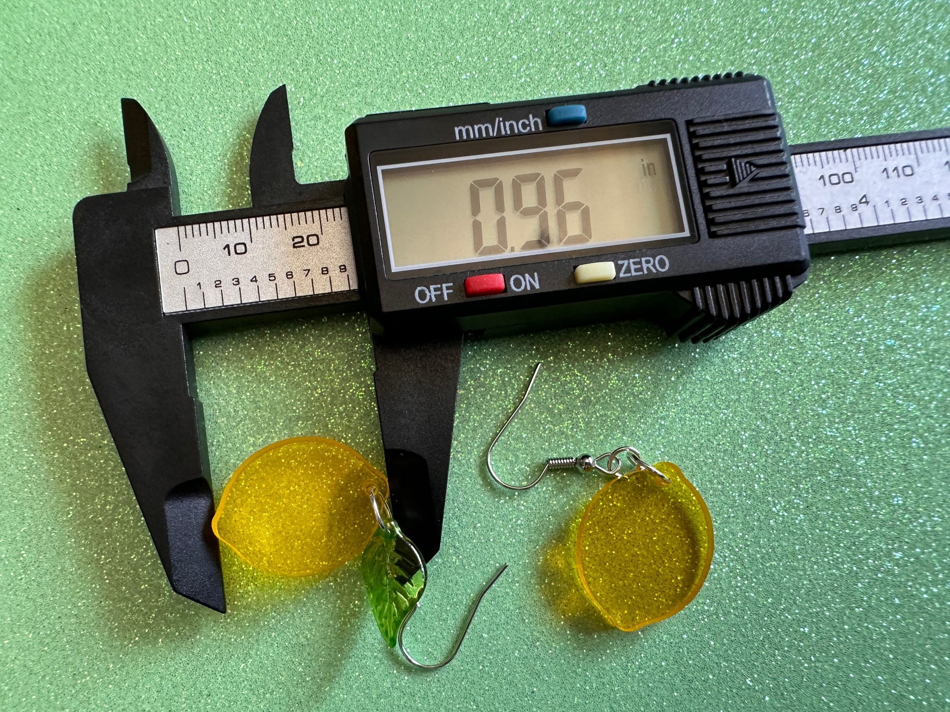 Lemon Earrings: Laser Cut Acrylic Lemons with Green Leaves, Lemonade, Fruit, Citrus, Food Earrings, Best Gifts for Her/Him/Them
