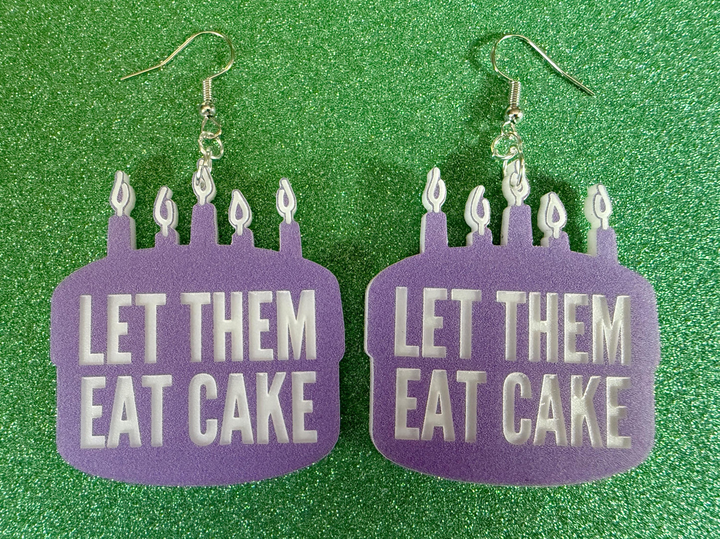 Let Them Eat Cake Earrings: Revolution, Protest, Anti-Capitalism Activism, Activist, Socialism, Political, Best Gifts for Her/Him/Them