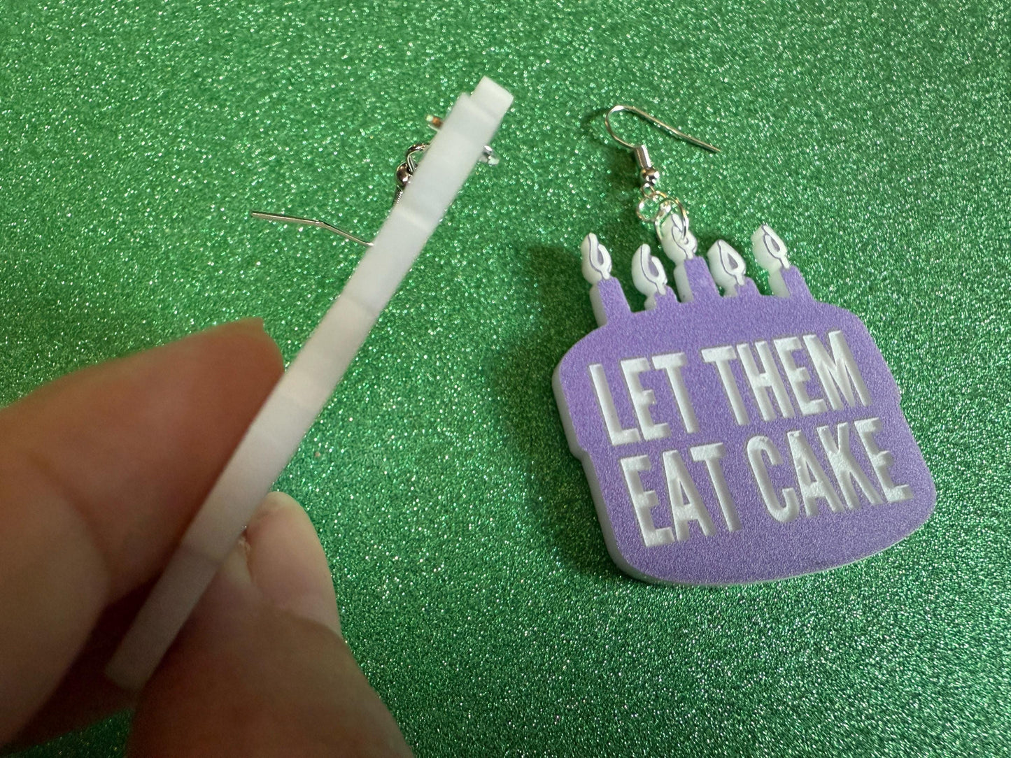 Let Them Eat Cake Earrings: Revolution, Protest, Anti-Capitalism Activism, Activist, Socialism, Political, Best Gifts for Her/Him/Them