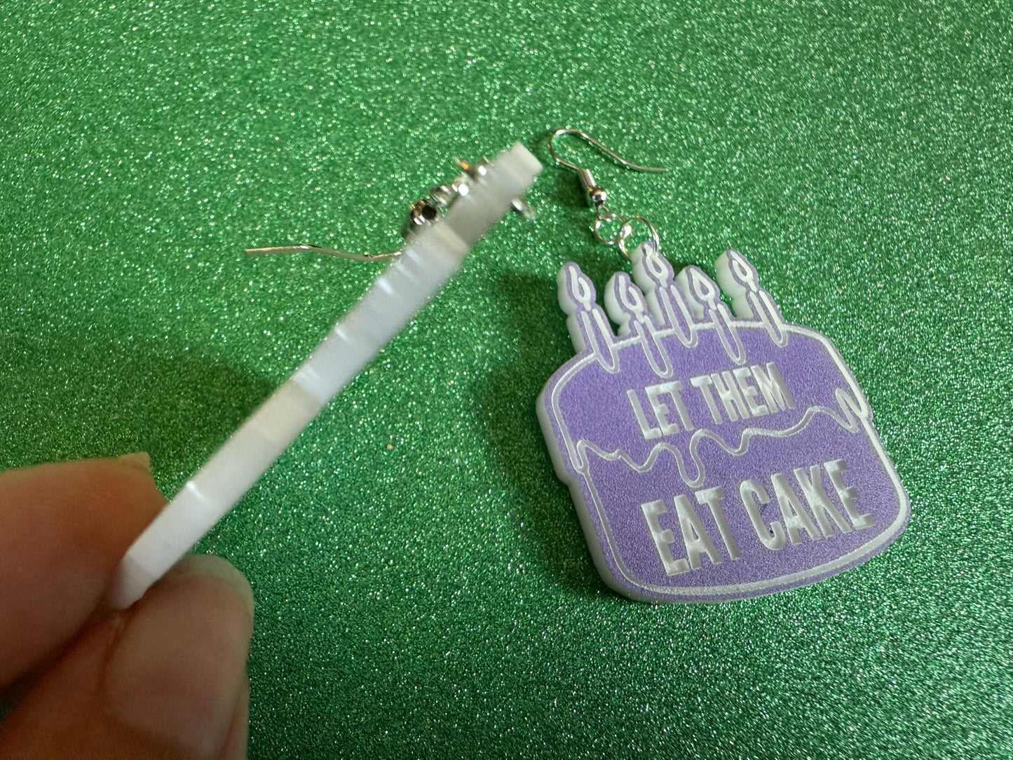 Let Them Eat Cake Earrings: Revolution, Protest, Anti-Capitalism Activism, Activist, Socialism, Political, Best Gifts for Her/Him/Them