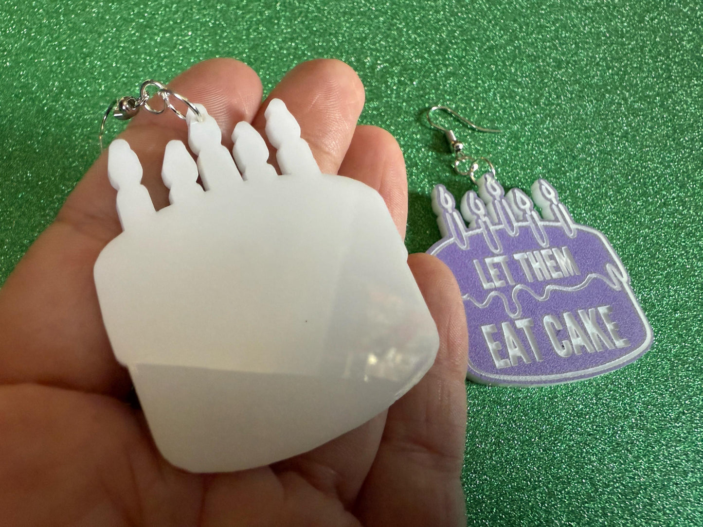 Let Them Eat Cake Earrings: Revolution, Protest, Anti-Capitalism Activism, Activist, Socialism, Political, Best Gifts for Her/Him/Them