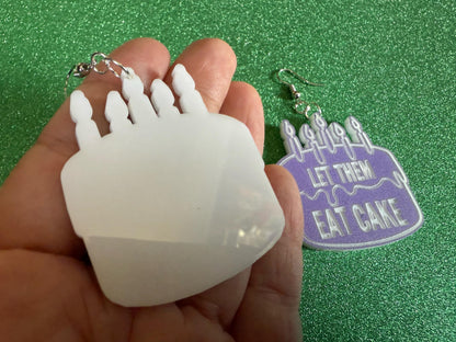 Let Them Eat Cake Earrings: Revolution, Protest, Anti-Capitalism Activism, Activist, Socialism, Political, Best Gifts for Her/Him/Them