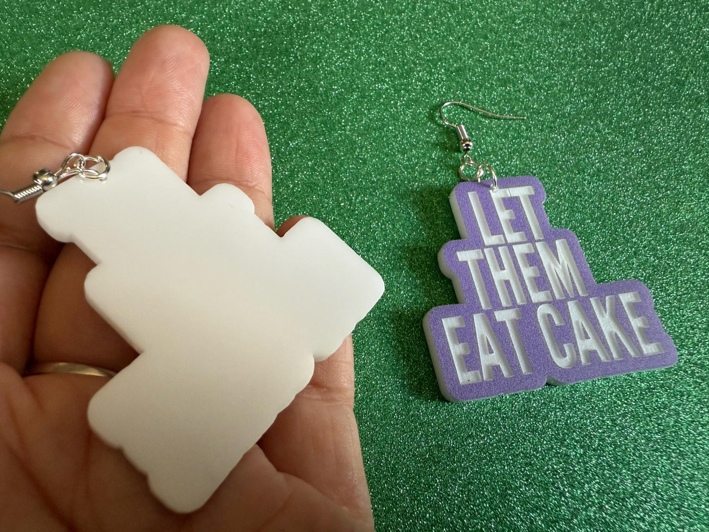 Let Them Eat Cake Earrings: Revolution, Protest, Anti-Capitalism Activism, Activist, Socialism, Political, Best Gifts for Her/Him/Them