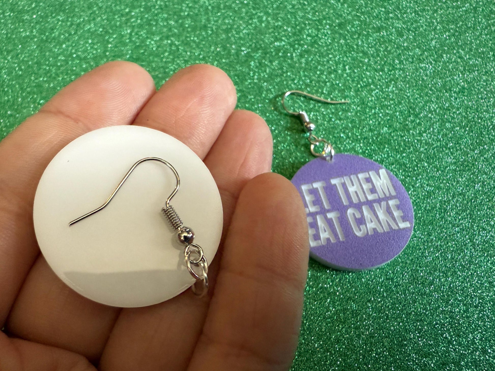 Let Them Eat Cake Earrings: Revolution, Protest, Anti-Capitalism Activism, Activist, Socialism, Political, Best Gifts for Her/Him/Them