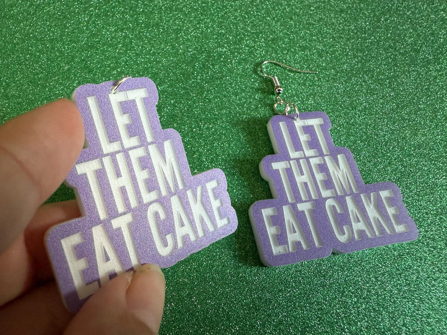 Let Them Eat Cake Earrings: Revolution, Protest, Anti-Capitalism Activism, Activist, Socialism, Political, Best Gifts for Her/Him/Them