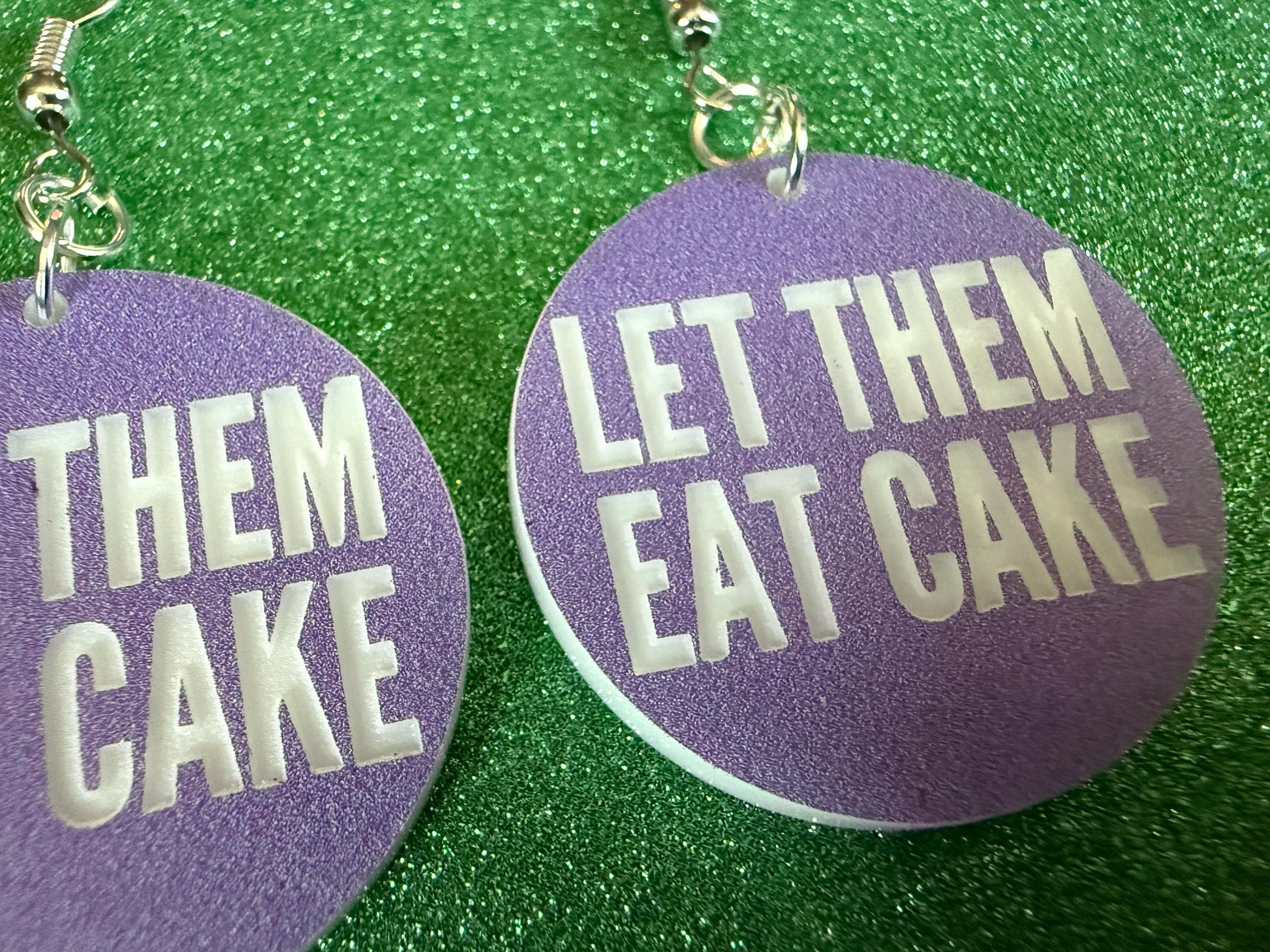 Let Them Eat Cake Earrings: Revolution, Protest, Anti-Capitalism Activism, Activist, Socialism, Political, Best Gifts for Her/Him/Them