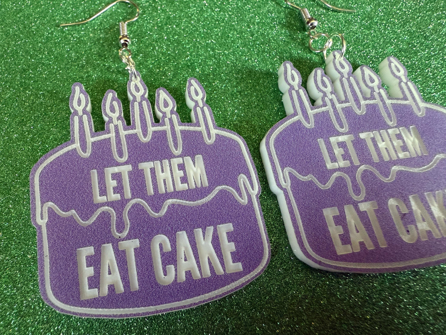 Let Them Eat Cake Earrings: Revolution, Protest, Anti-Capitalism Activism, Activist, Socialism, Political, Best Gifts for Her/Him/Them