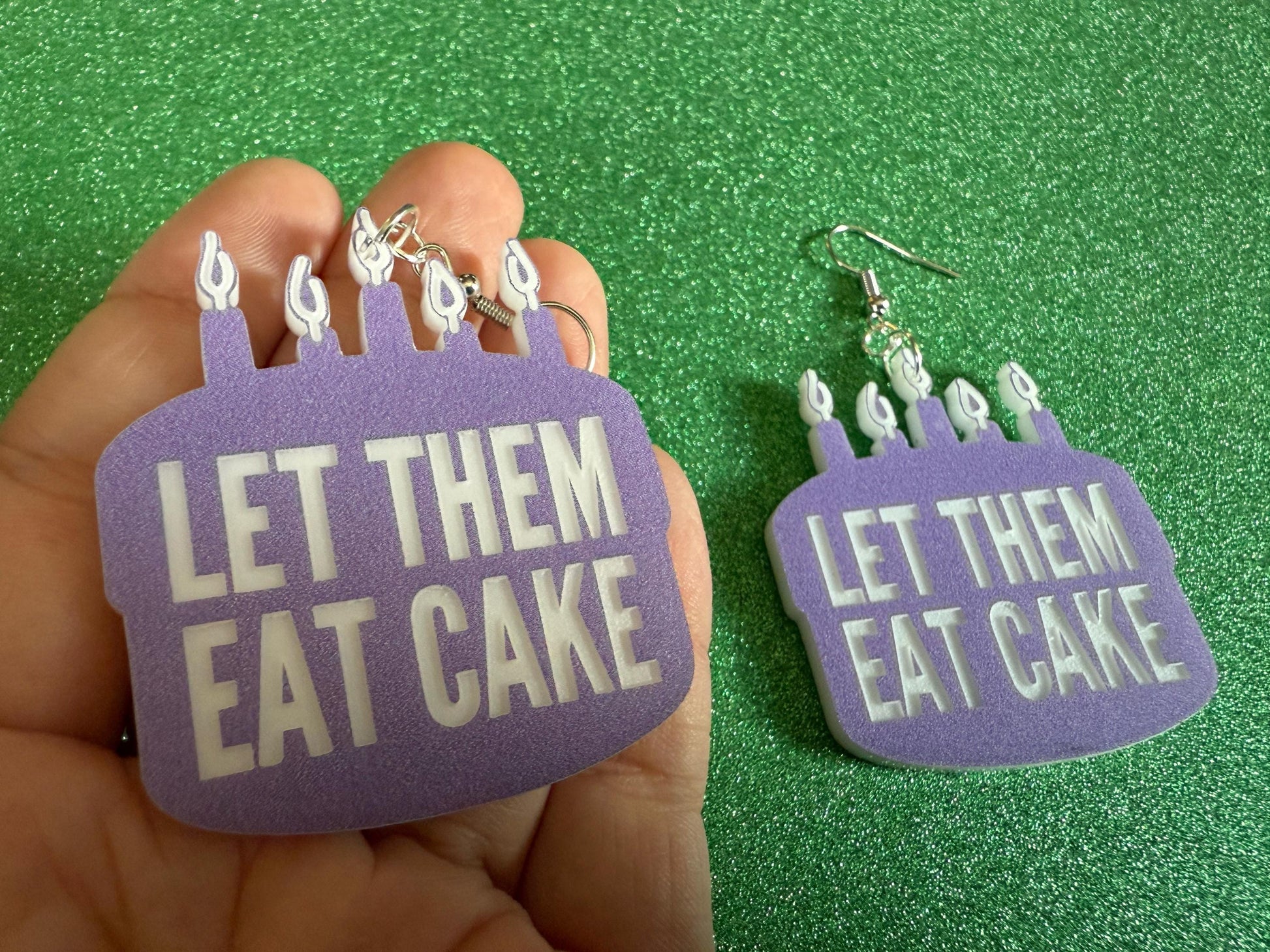Let Them Eat Cake Earrings: Revolution, Protest, Anti-Capitalism Activism, Activist, Socialism, Political, Best Gifts for Her/Him/Them