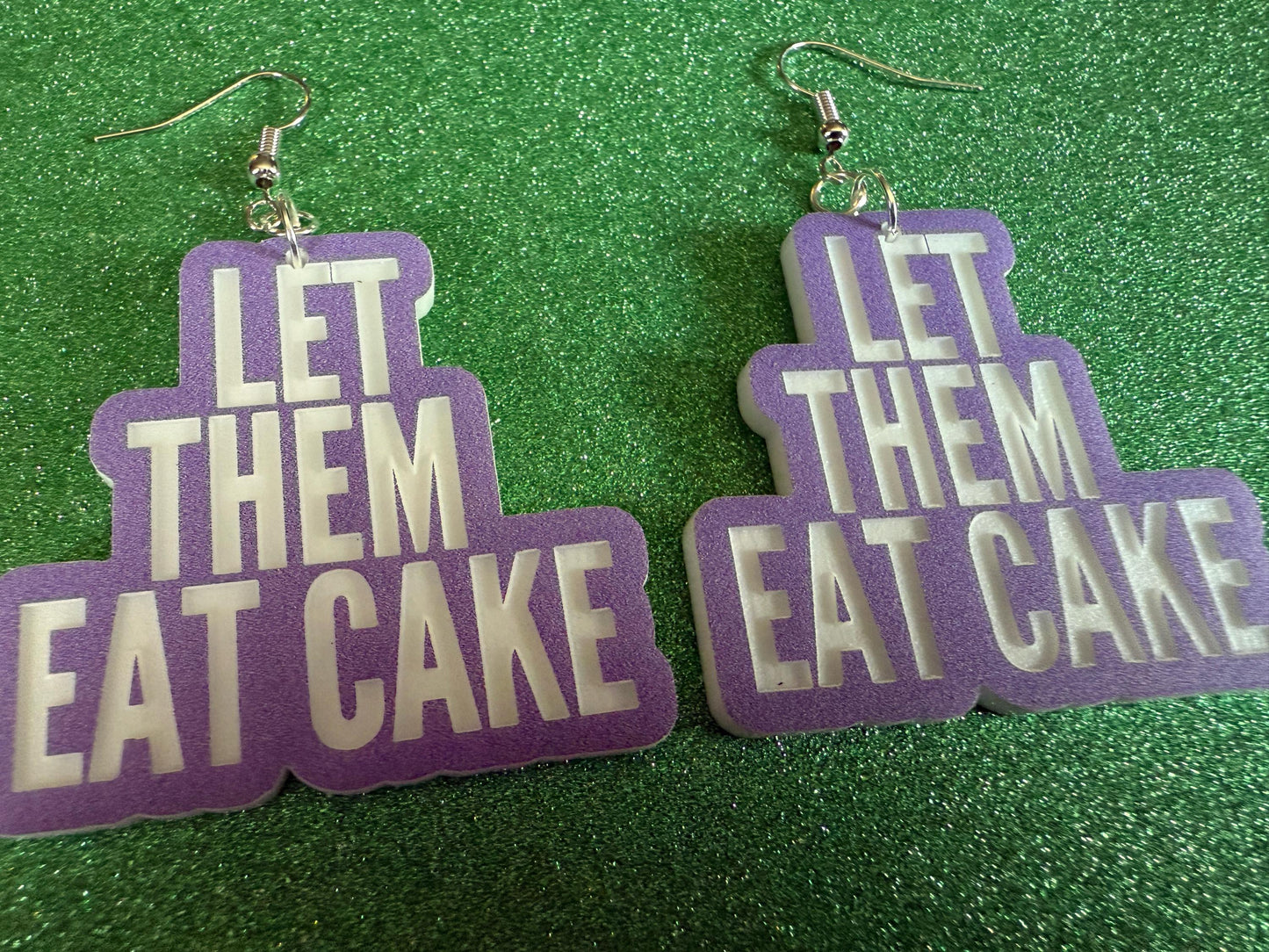 Let Them Eat Cake Earrings: Revolution, Protest, Anti-Capitalism Activism, Activist, Socialism, Political, Best Gifts for Her/Him/Them