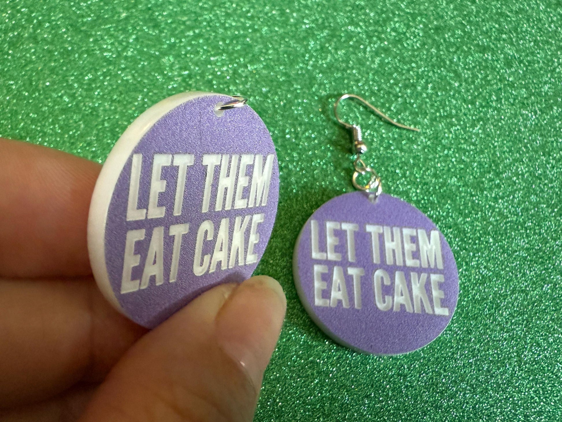 Let Them Eat Cake Earrings: Revolution, Protest, Anti-Capitalism Activism, Activist, Socialism, Political, Best Gifts for Her/Him/Them