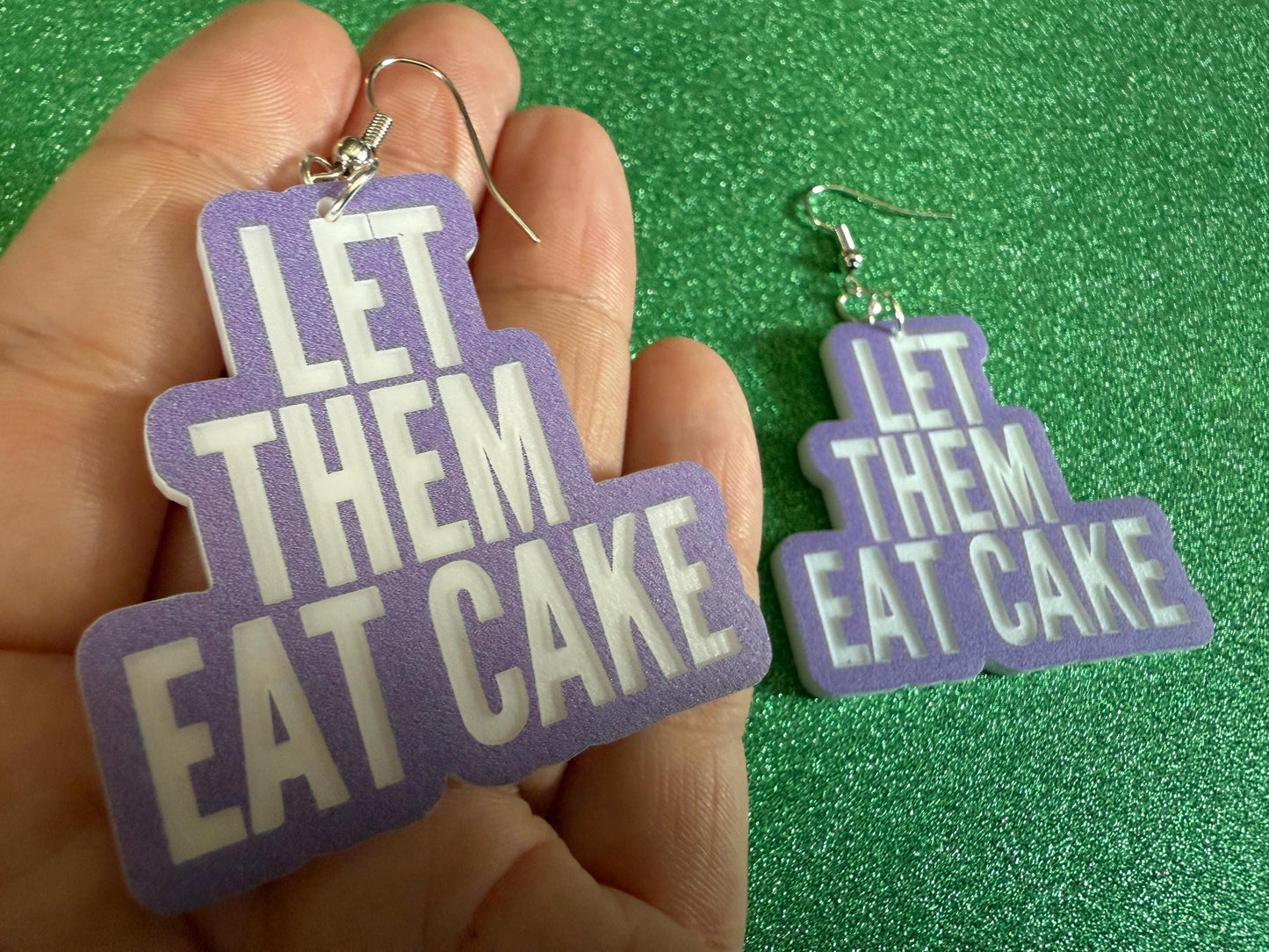 Let Them Eat Cake Earrings: Revolution, Protest, Anti-Capitalism Activism, Activist, Socialism, Political, Best Gifts for Her/Him/Them