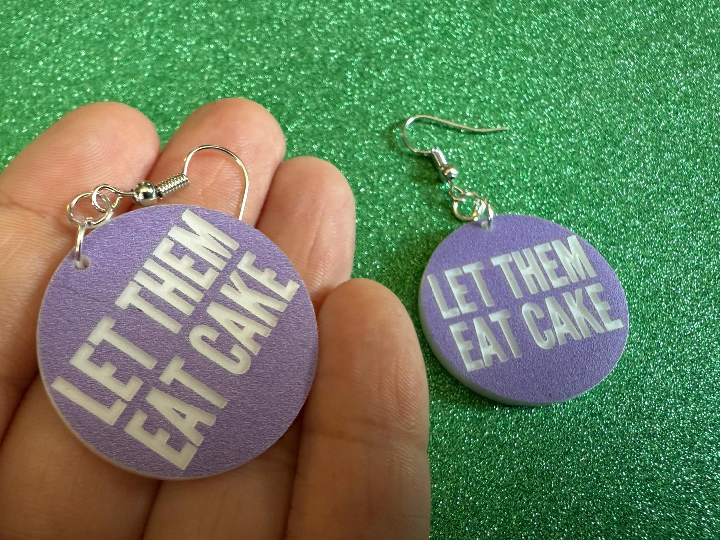 Let Them Eat Cake Earrings: Revolution, Protest, Anti-Capitalism Activism, Activist, Socialism, Political, Best Gifts for Her/Him/Them