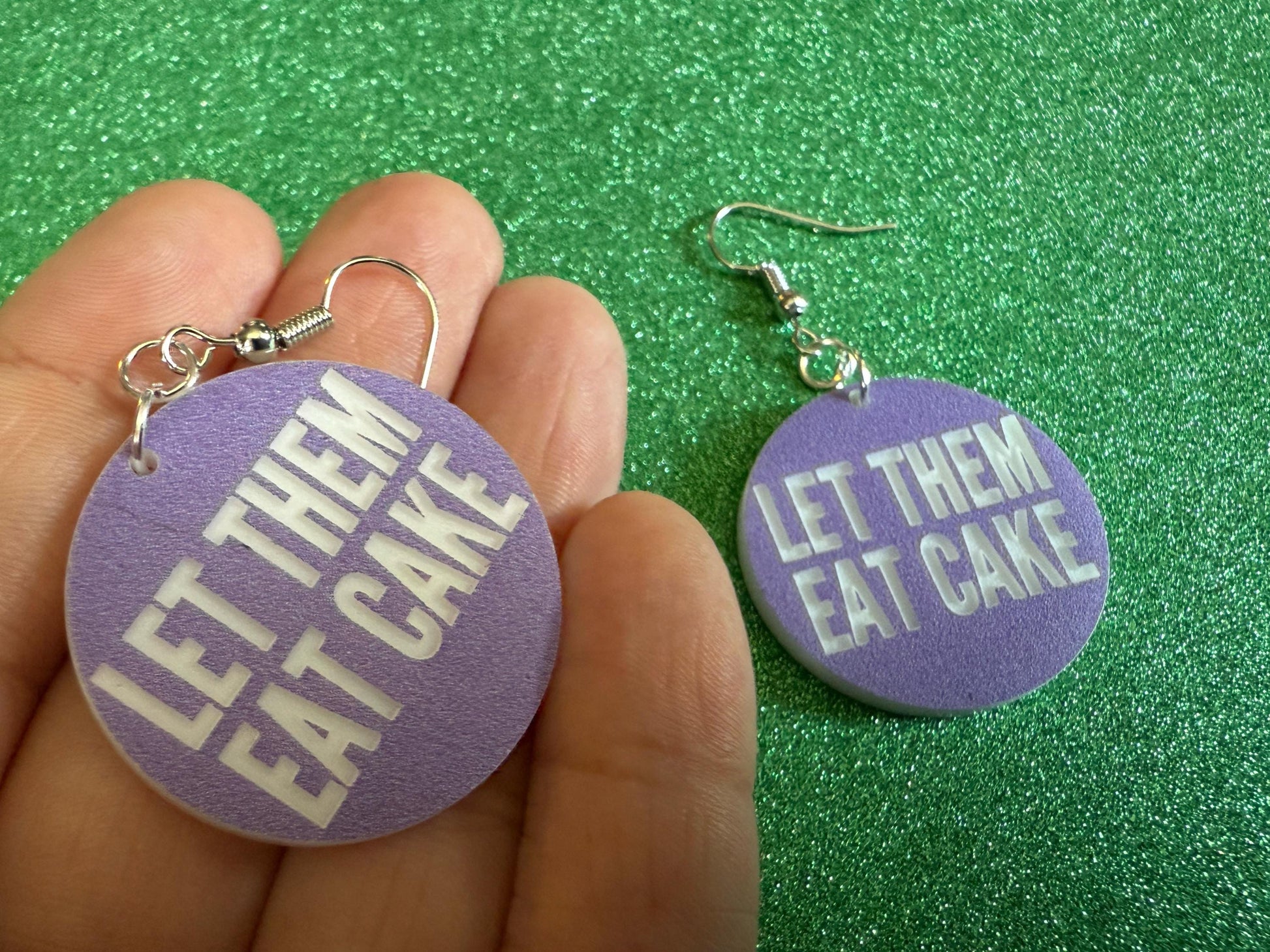 Let Them Eat Cake Earrings: Revolution, Protest, Anti-Capitalism Activism, Activist, Socialism, Political, Best Gifts for Her/Him/Them