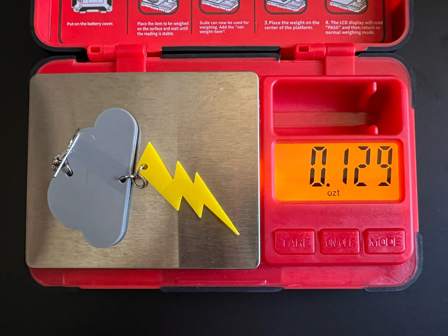Lightning Earrings: Laser Cut Acrylic Lightning Bolt Earrings, Stormy Weather, Electric, Nature, Climate, Best Gifts for Her/Him/Them