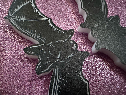 Long Flying Bat Earrings: Laser Cut Acrylic Bats, Halloween, Magic, Spooky, Black Bats, Vamp, Vampire, Best Gifts for Her/Him/Them