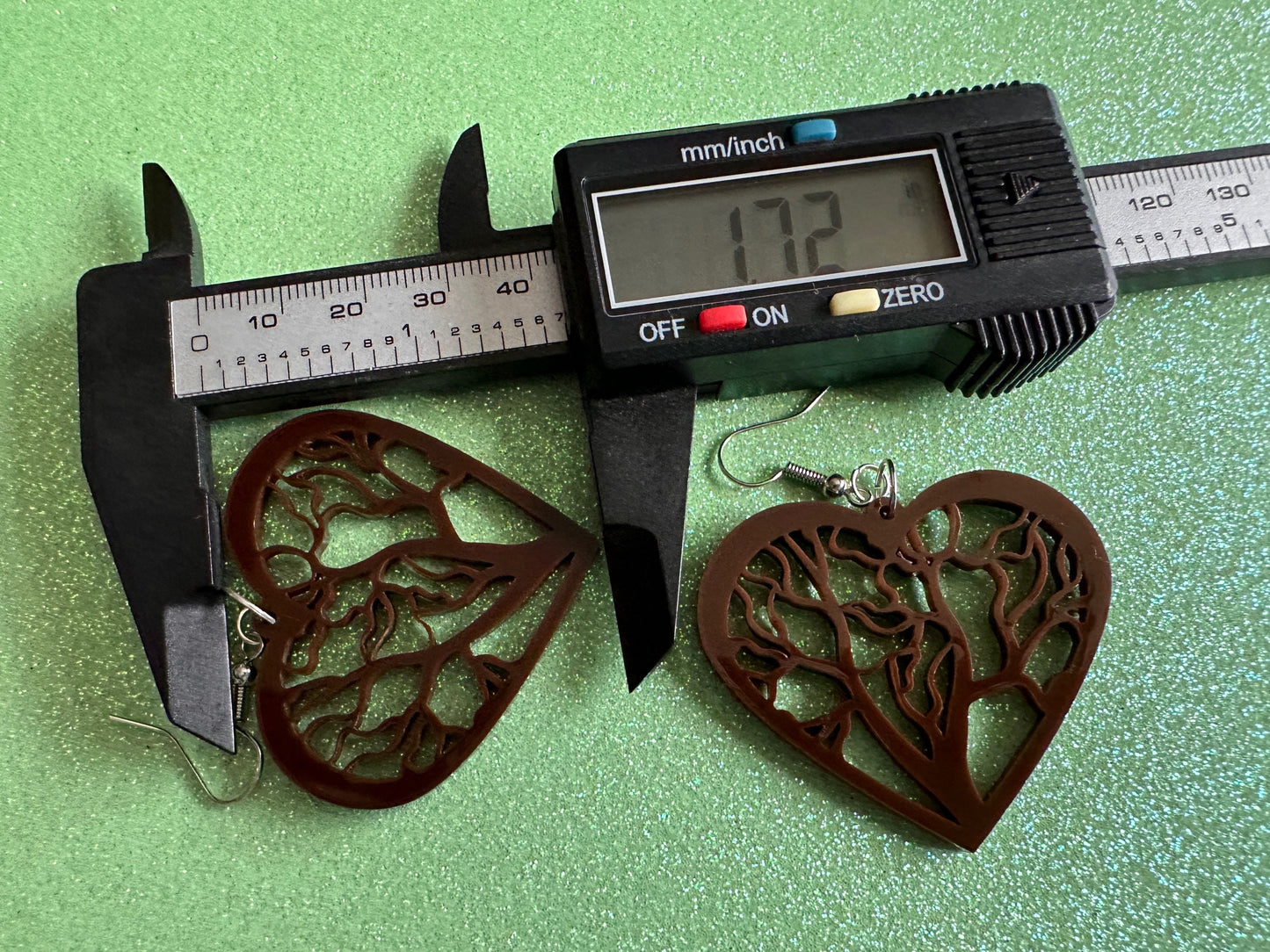 Love Tree Earrings: Laser Cut Acrylic Tree Hearts, Nature, Forest, Branches, Hearts, Love Hiking, Best Gifts for Her/Him/Them