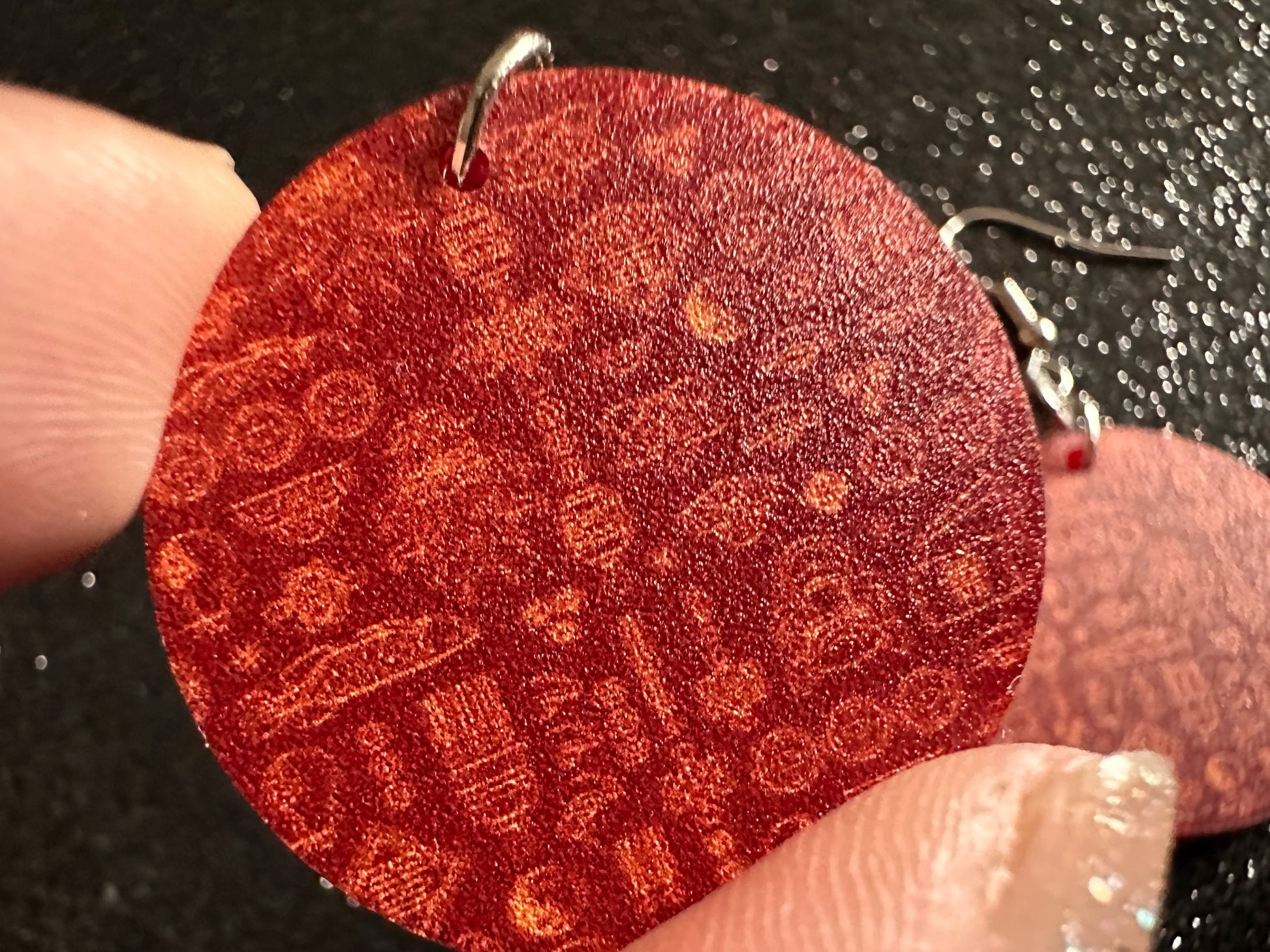 Lunar New Year Earrings: Laser Cut Acrylic Hearts, Asian Holiday, Eastern, Lanterns, Red Earrings, Chinese New Year, Gifts for Her/Him/Them