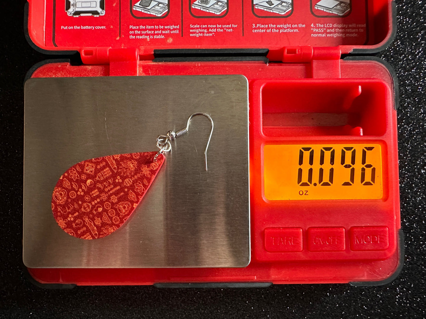 Lunar New Year Earrings: Laser Cut Acrylic Hearts, Asian Holiday, Eastern, Lanterns, Red Earrings, Chinese New Year, Gifts for Her/Him/Them