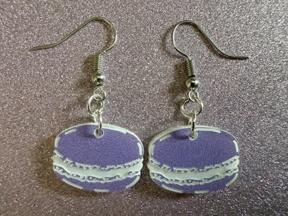 Macaron Earrings: Macaroons, Dessert, French Food, Candy, Macarons, Macaroon, Novelty Earrings, Costume Jewelry, Best Gifts for Her/Him/Them