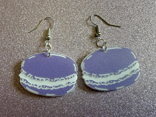 Macaron Earrings: Macaroons, Dessert, French Food, Candy, Macarons, Macaroon, Novelty Earrings, Costume Jewelry, Best Gifts for Her/Him/Them