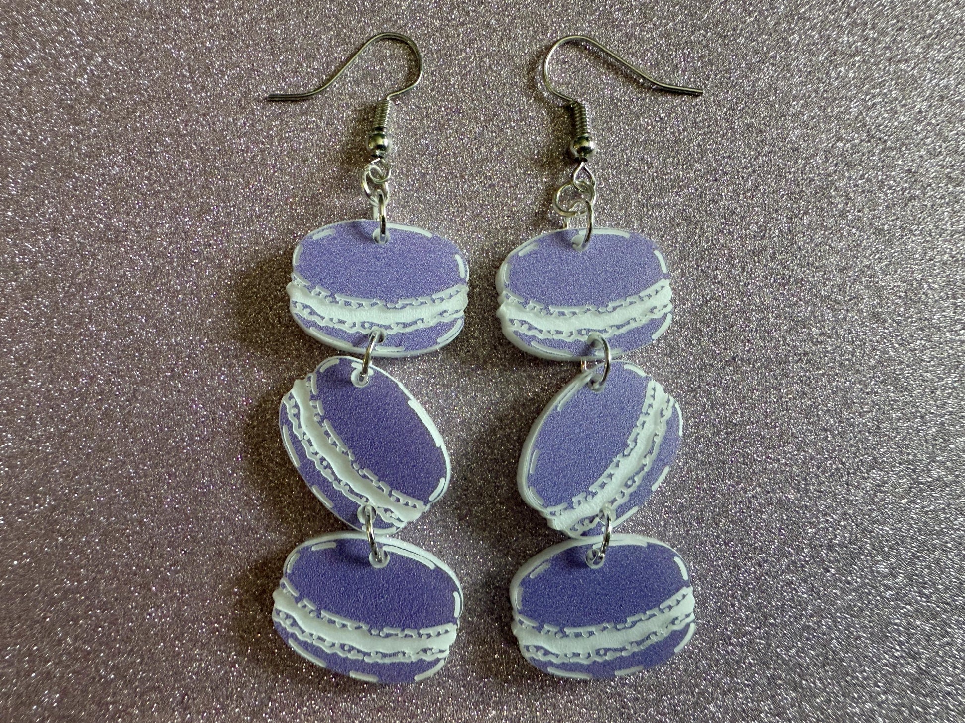Macaron Earrings: Macaroons, Dessert, French Food, Candy, Macarons, Macaroon, Novelty Earrings, Costume Jewelry, Best Gifts for Her/Him/Them